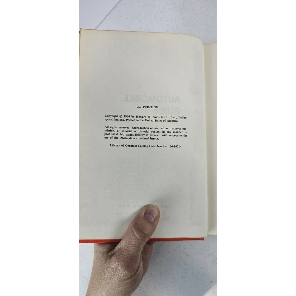Audel Automobile Guide 1969 Vintage Auto‎ Repair Manual Illustrated HC